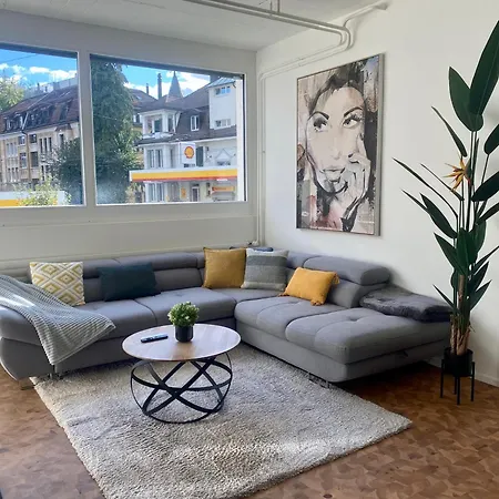120m2 Modern 3-bedroom Loft In شقة زيورخ